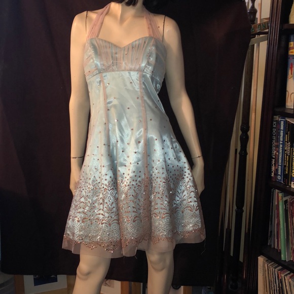 B Darlin Y2K Prom Wedding Homecoming Sparkly Dress 5 - Picture 1 of 4